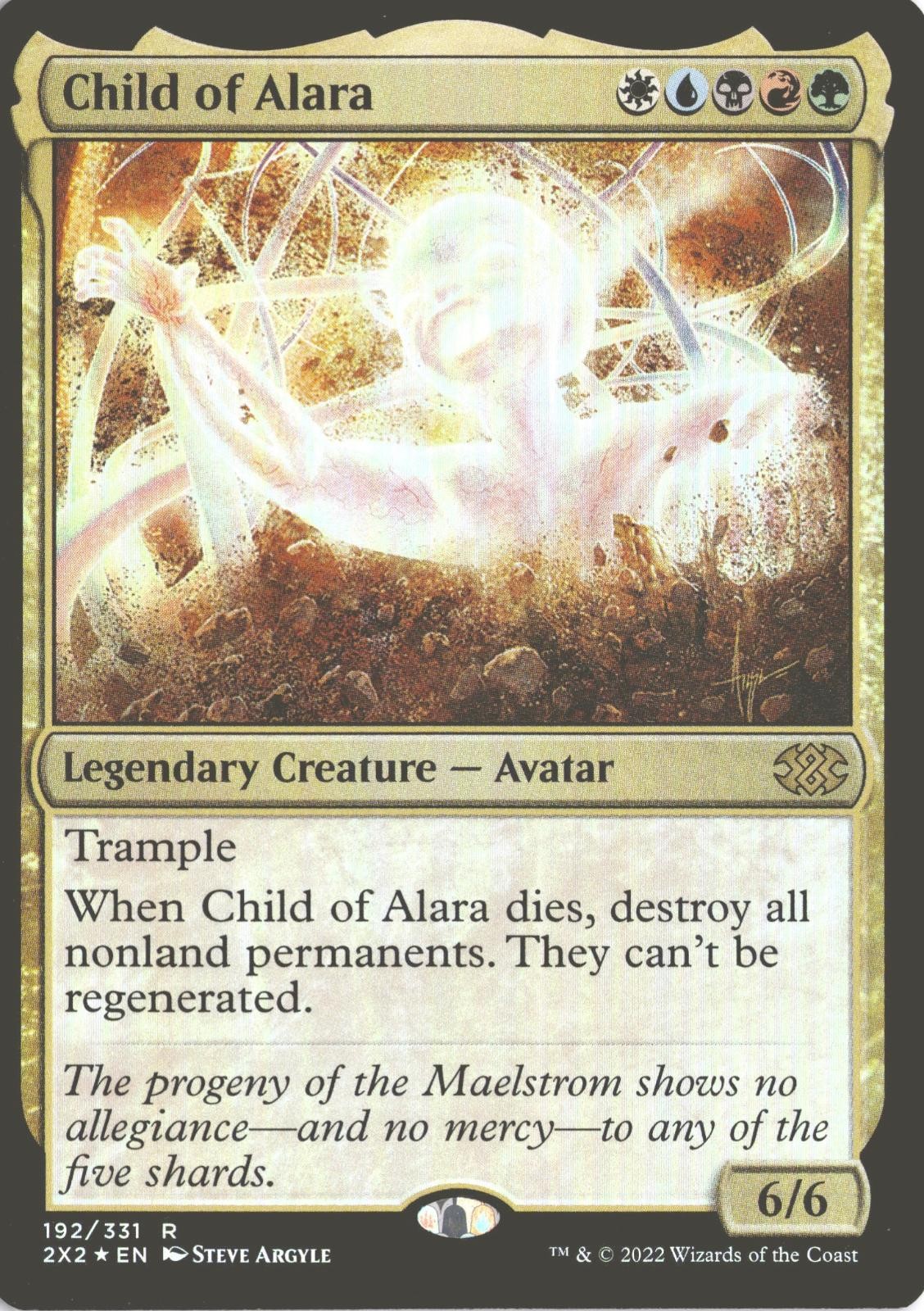 MTG Child of Alara (192) *Foil* Base Rara Doppio Maestro 2022 NM