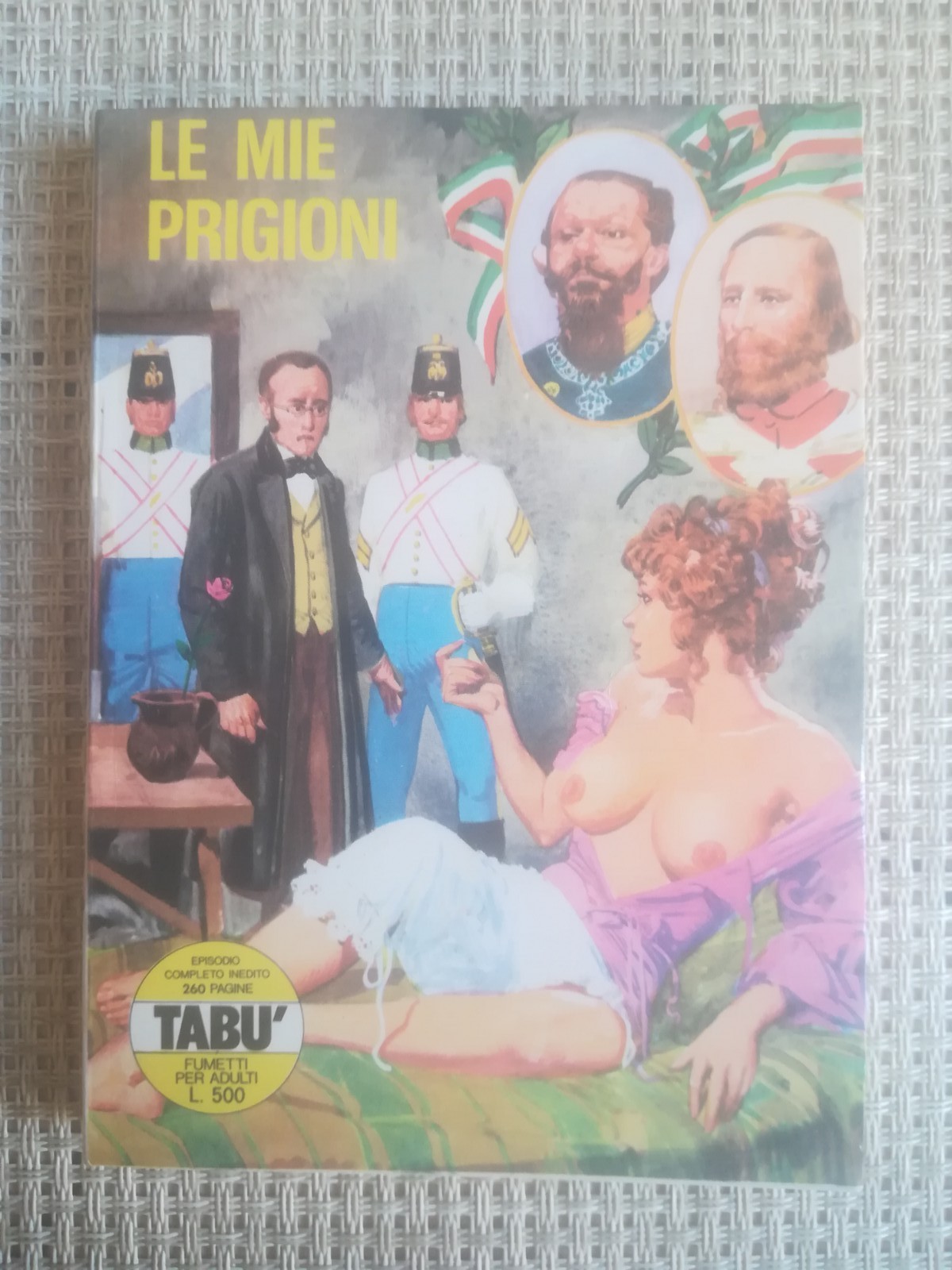 Collana TABU' "LE MIE PRIGIONI" Anno II n. 5 GEIS 1974