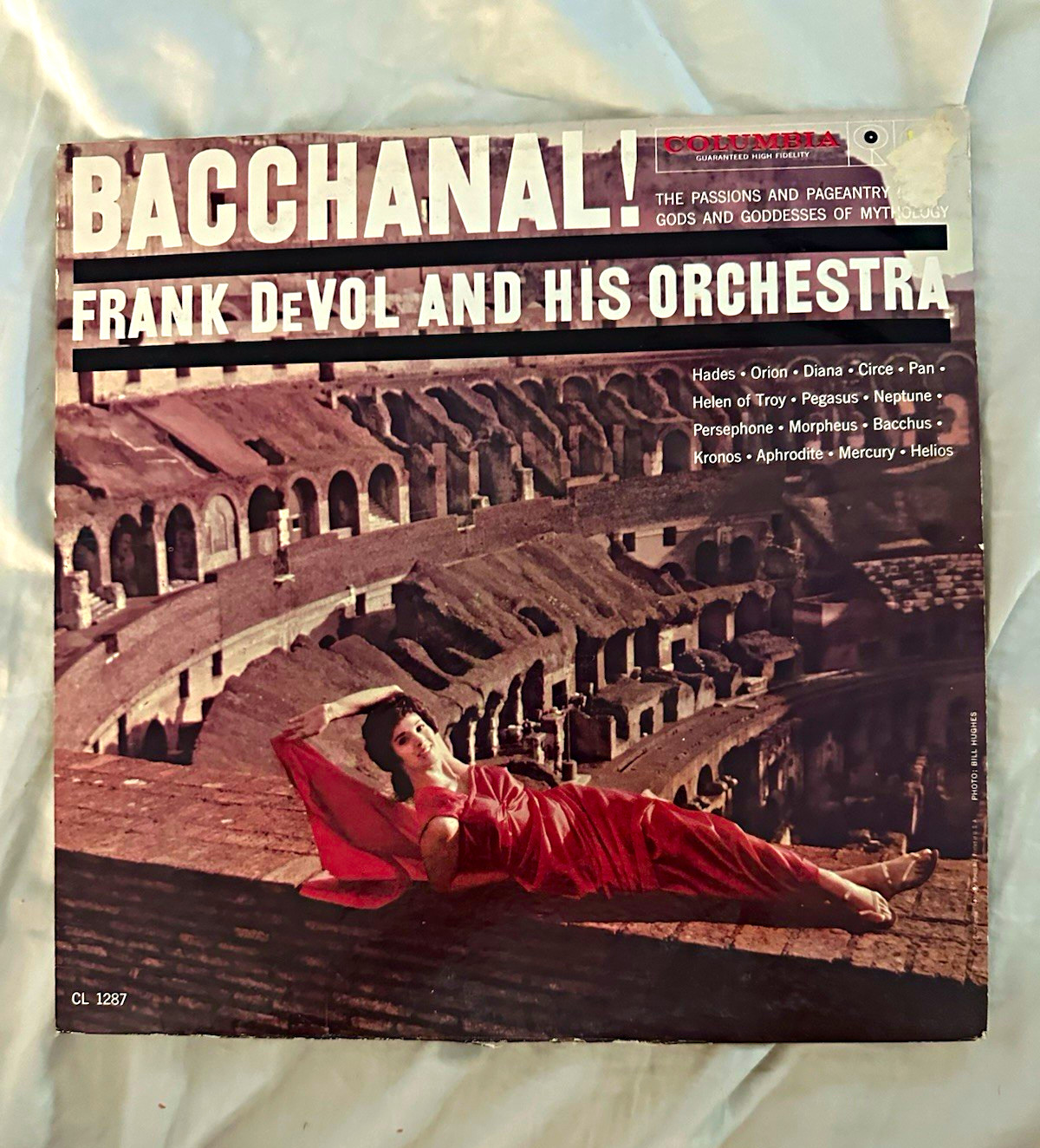 Frank De Vol and His Orchestra Bacchanal! 12" Vinyl LP Columbia CL 1287 Hi-Fi