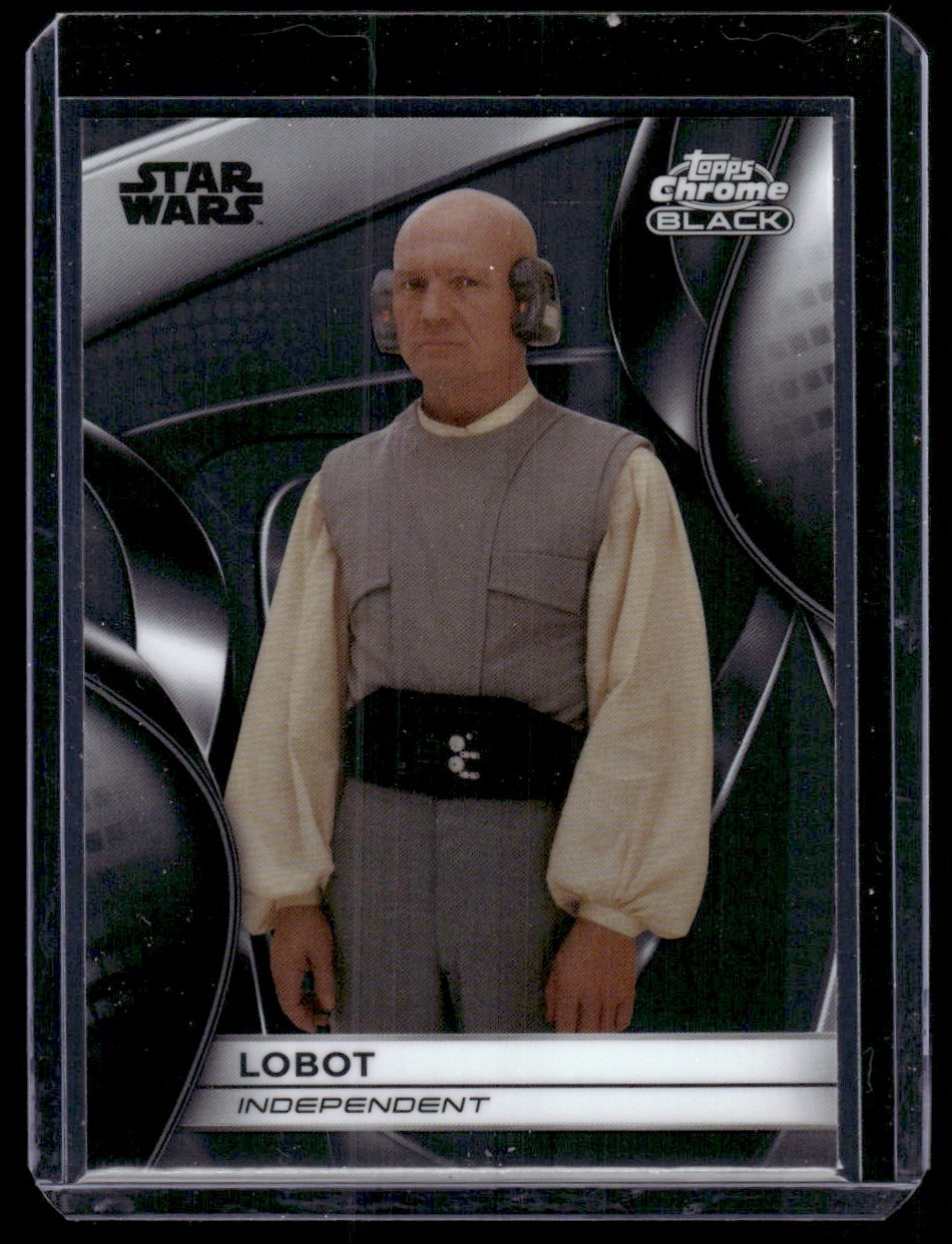 2025 Topps Chrome Black Star Wars Lobot