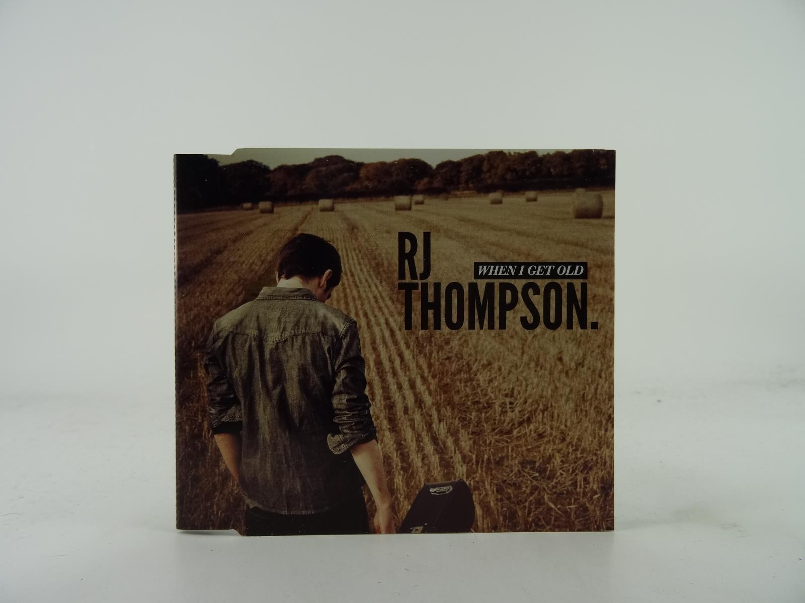 RJ THOMPSON WHEN I GET OLD (B94) 2 Track Promo CD Single plus Picture Sleeve 
