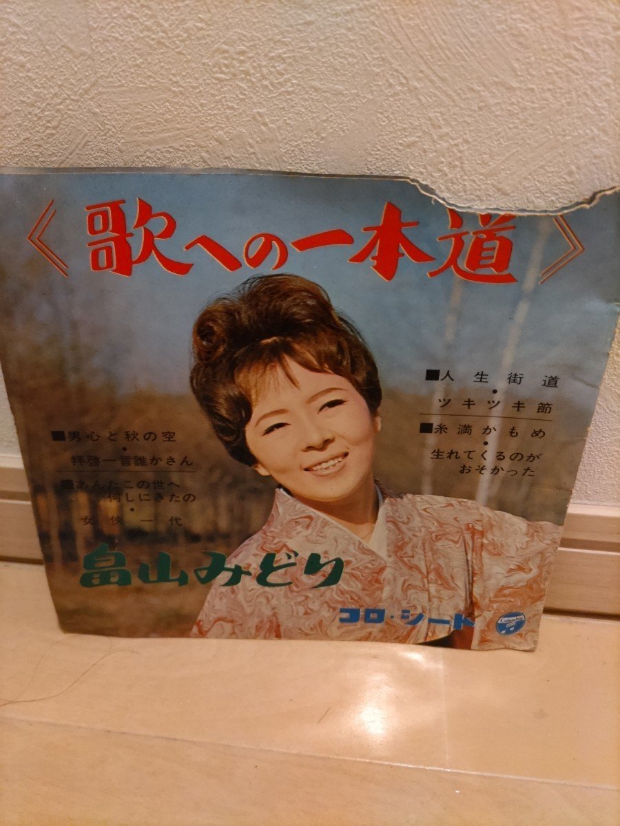 Colosheet Disc Record Stereo Midori HatBKeyama Uta
