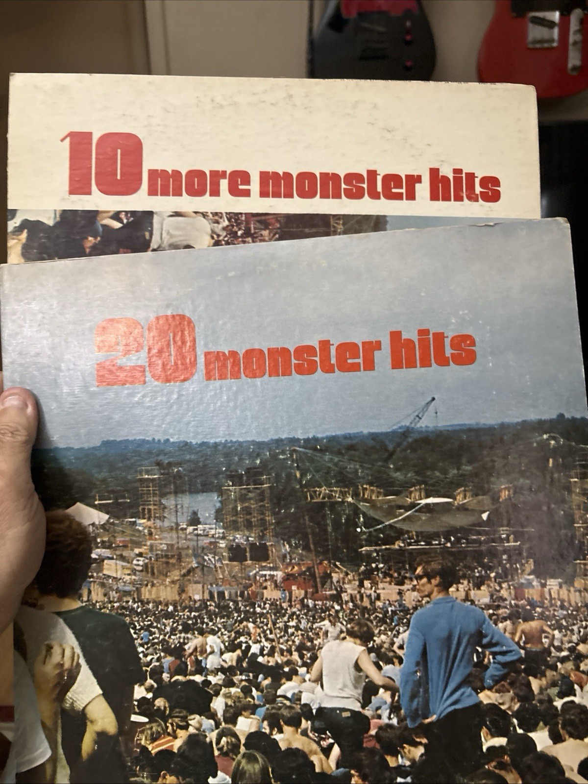 Various Artists 2 LPs Monster Hits And More Monster Hits 30 Songs Vg+/vg+