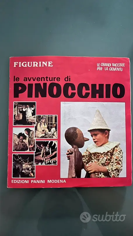 figurine pinocchio  panini