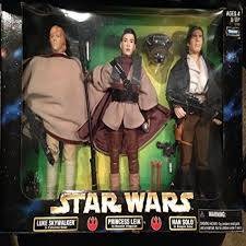 HASBRO Star Wars  Luke Skywalker (In Tatooine Gear), Princess Leia (In Boushh Di