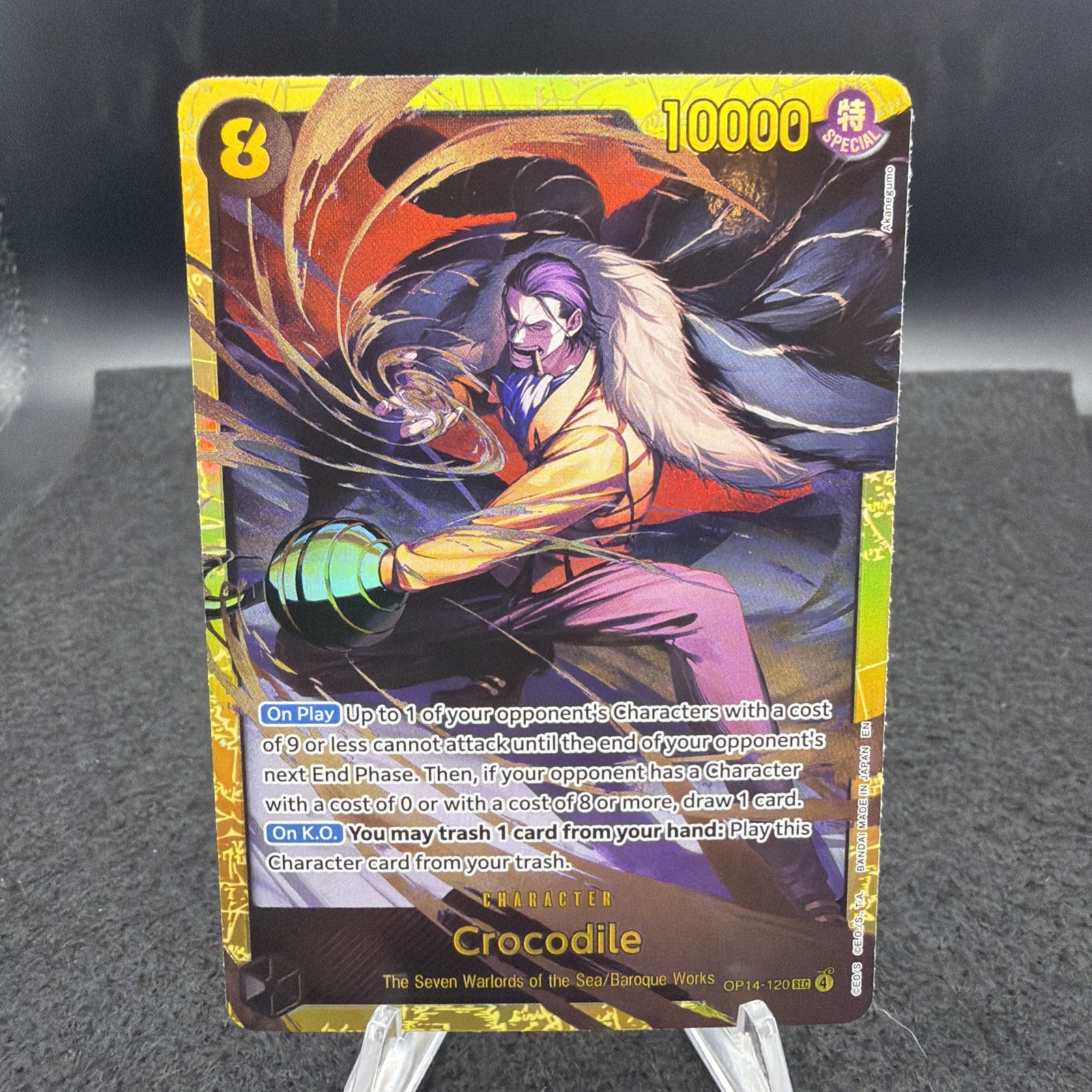 Crocodile SEC OP14-120, One Piece TCG English