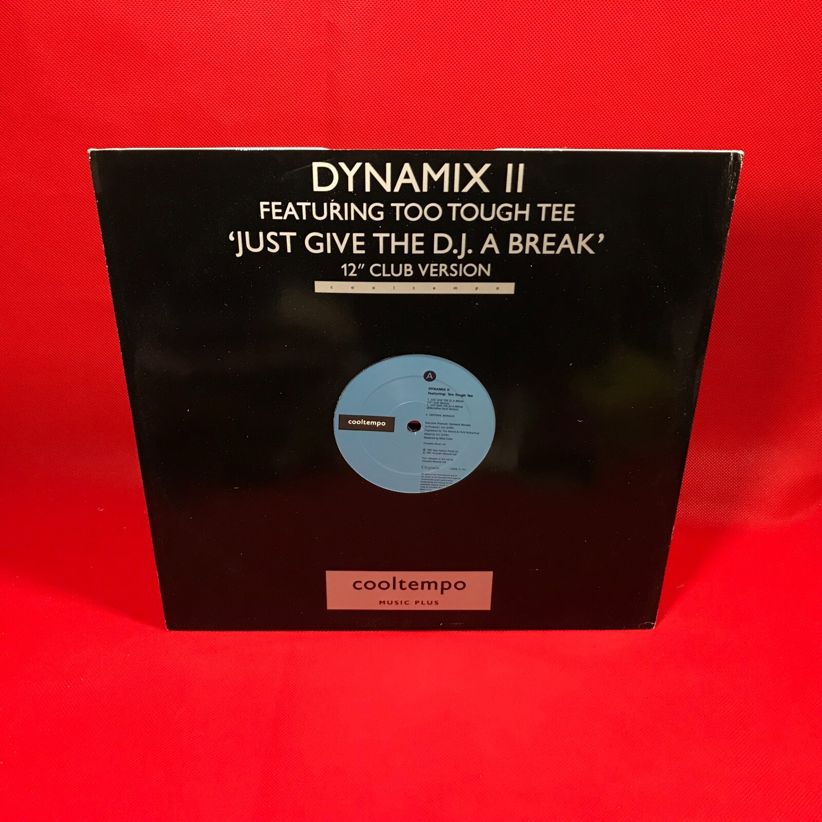 DYNAMIX II TOO TOUGH TEE Just Give The DJ A Break 12" vinyl single Club Version