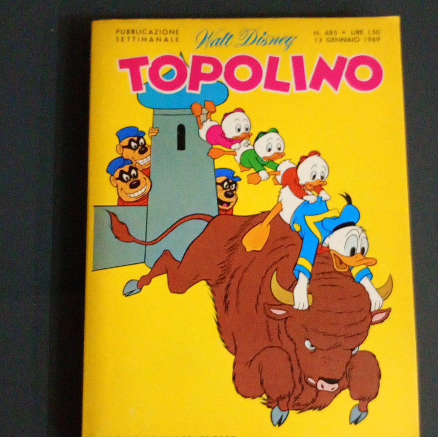 Walt Disney Topolino n. 685 (17 gennaio 1969) fumetto italiano a colori