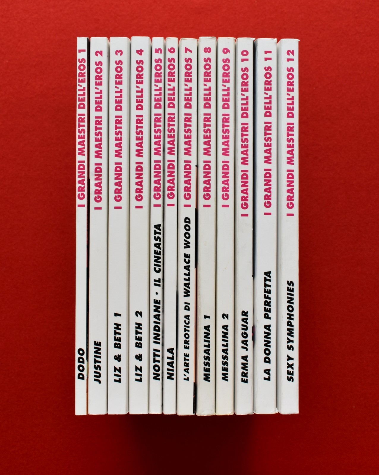 I GRANDI MAESTRI DELL'EROS  1/12  EDITORIALE COSMO SERIE  BLU