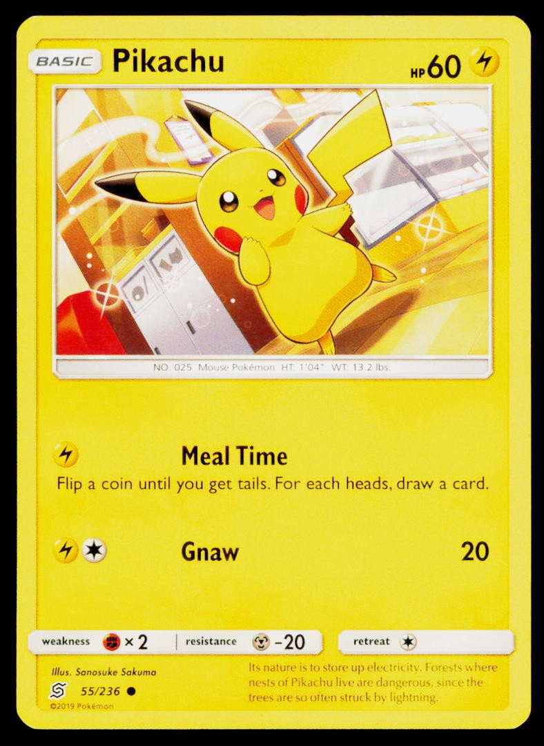 Pikachu (55) Common SM - Menti Unificate 55/236 MP