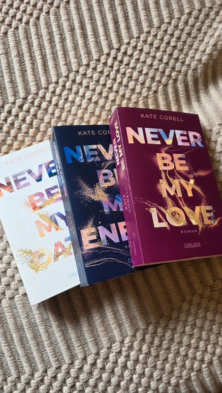 Never Be Trilogie mit Farbschnitt!