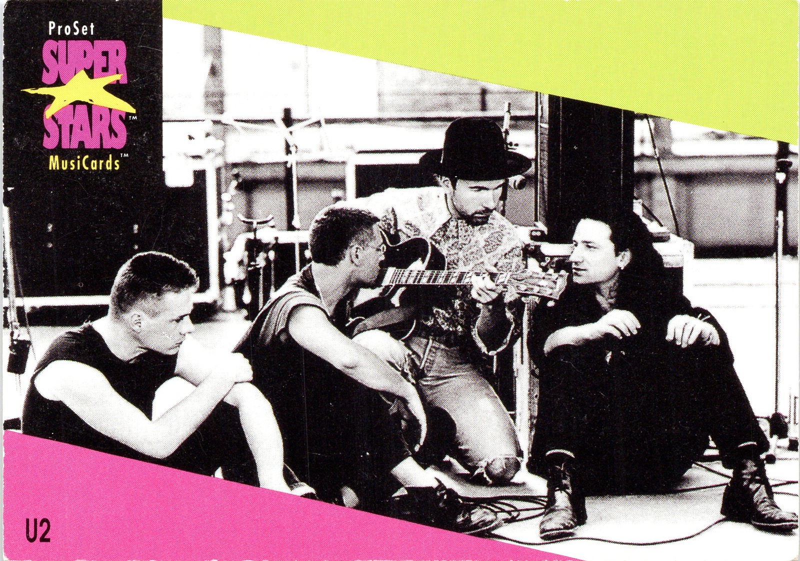 U2 1991 Pro Set SuperStars MusiCards #106