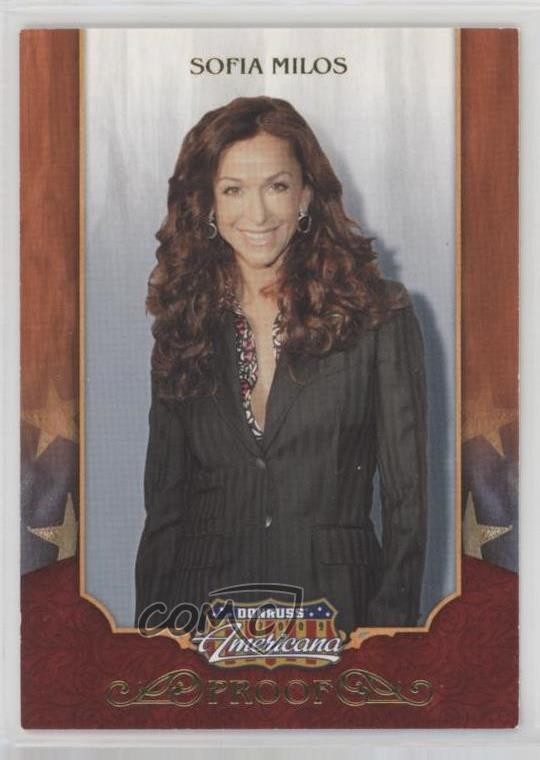 2009 Donruss Americana Retail Proof Gold 38/100 Sofia Milos #7 y0i
