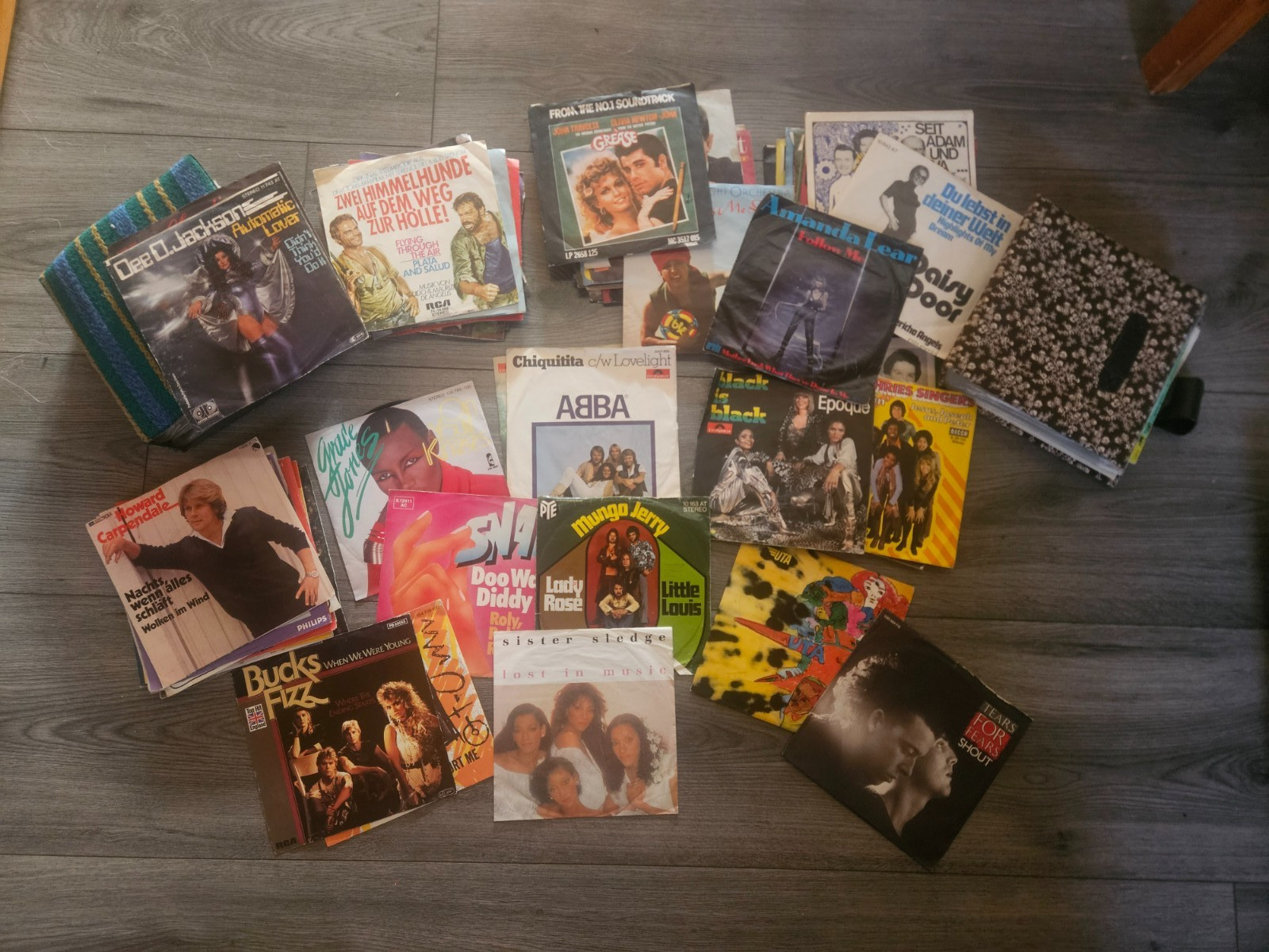 über 100 Single Platten 7"