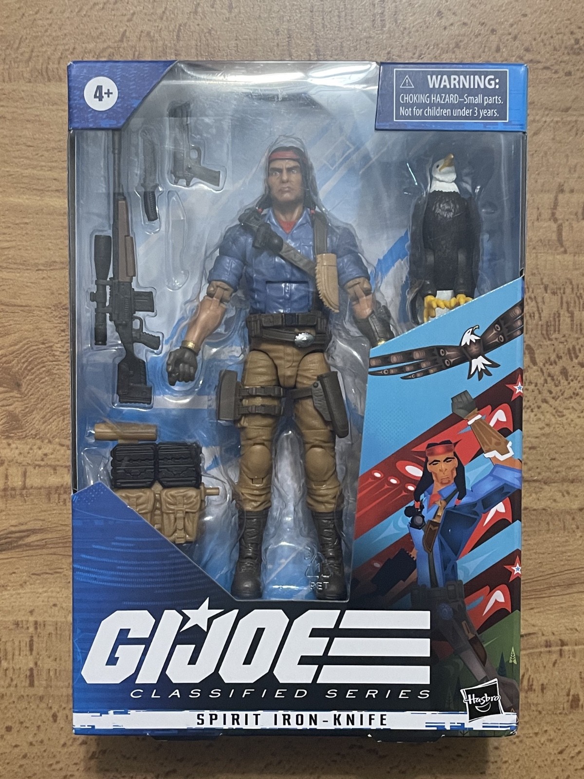 Hasbro G.I. 2021 Figurina Joe Classified Series #36 Spirit Iron-Knife 6" nuova