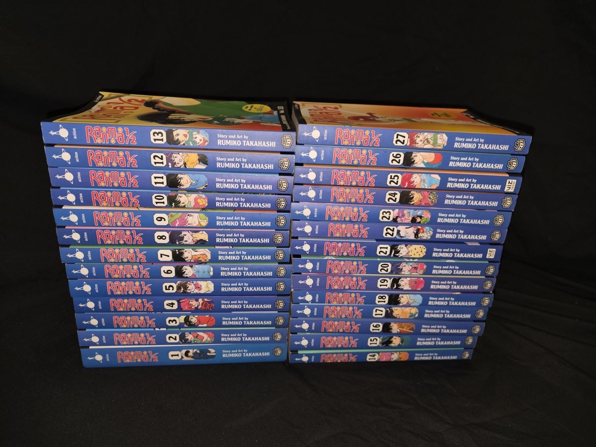 Ranma 1/2 libri manga volumi 1-27 Viz Shojo inglese fuori produzione