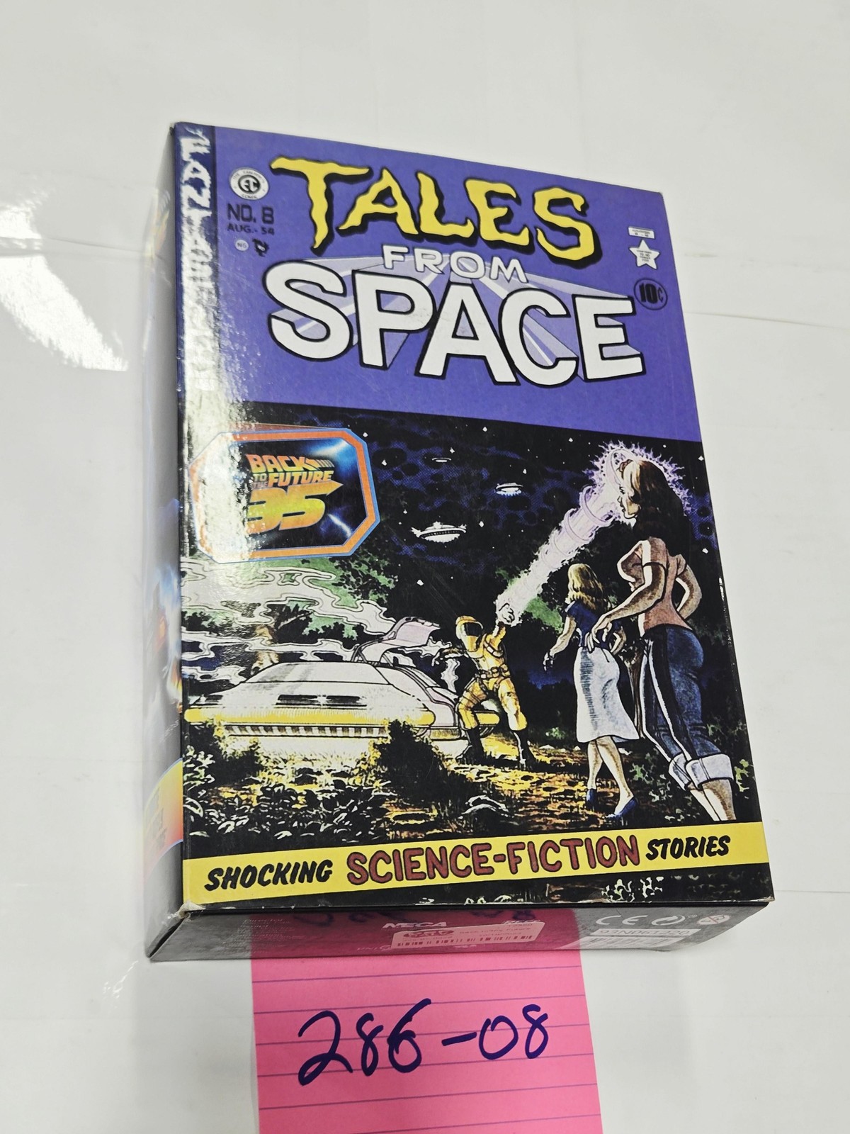 Ritorno al Futuro Marty McFly Tales From Space Figure NECA Giocattolo in Scatola Giallo Nuovo
