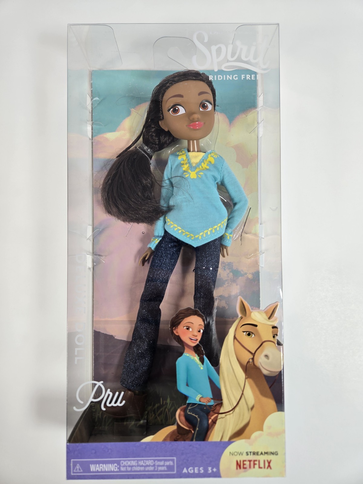 DreamWorks Spirit Riding Free Pru Granger Deluxe Doll 11.5" 2017 Just Play NIB