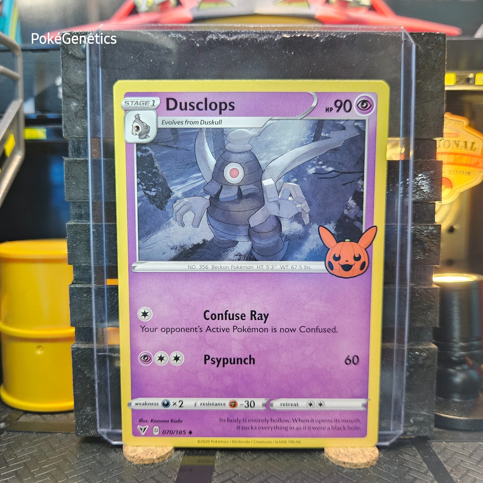 Dusclops Trick or Trade Vivid Voltage Pokémon TCG 070/185 Sword & Shield SWSH04