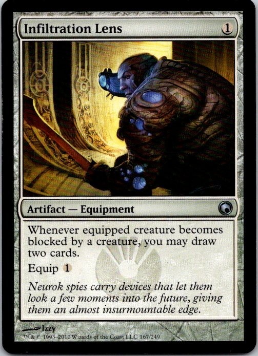 Lot of 12 MTG Magic The Gathering Infiltration Lens Scars of Mirrodin See Scans