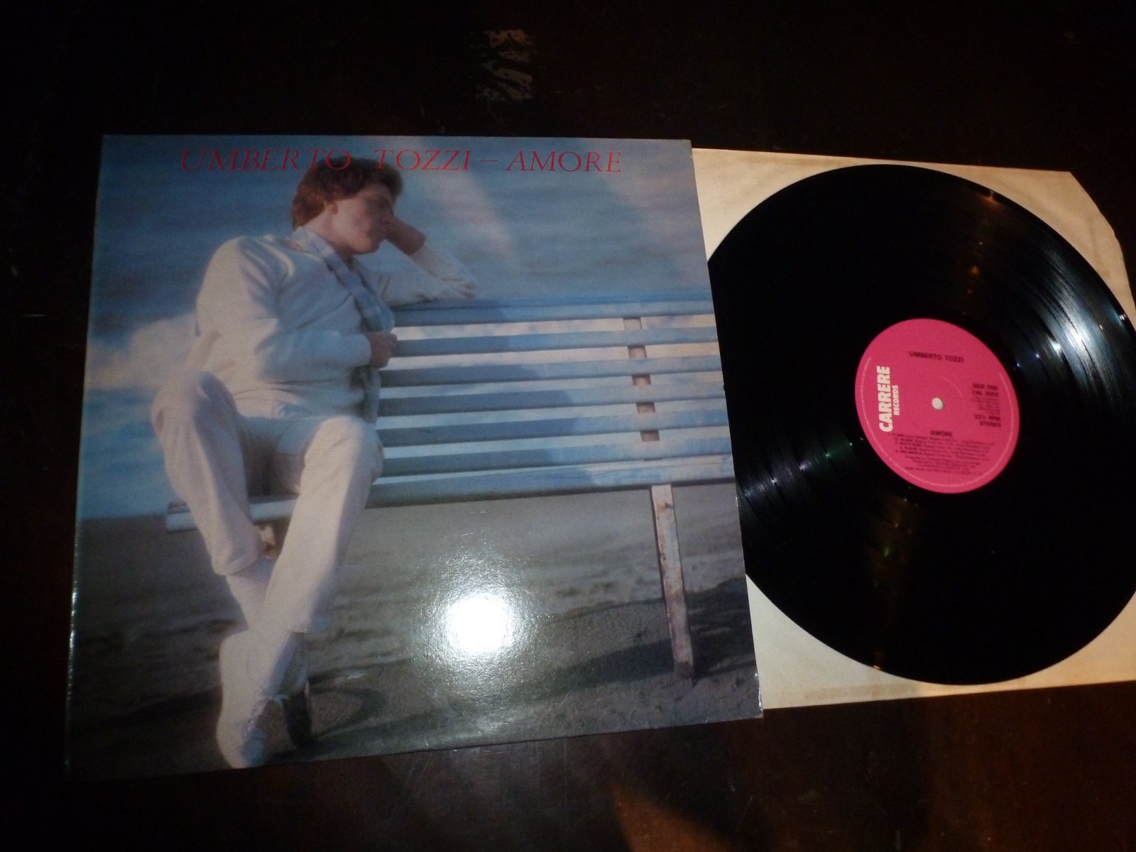LP  UMBERTO TOZZI AMORE /CARRERE  CAL  3003/1983 UK RARISSIMO!!! ( TI AMO LIVE!)