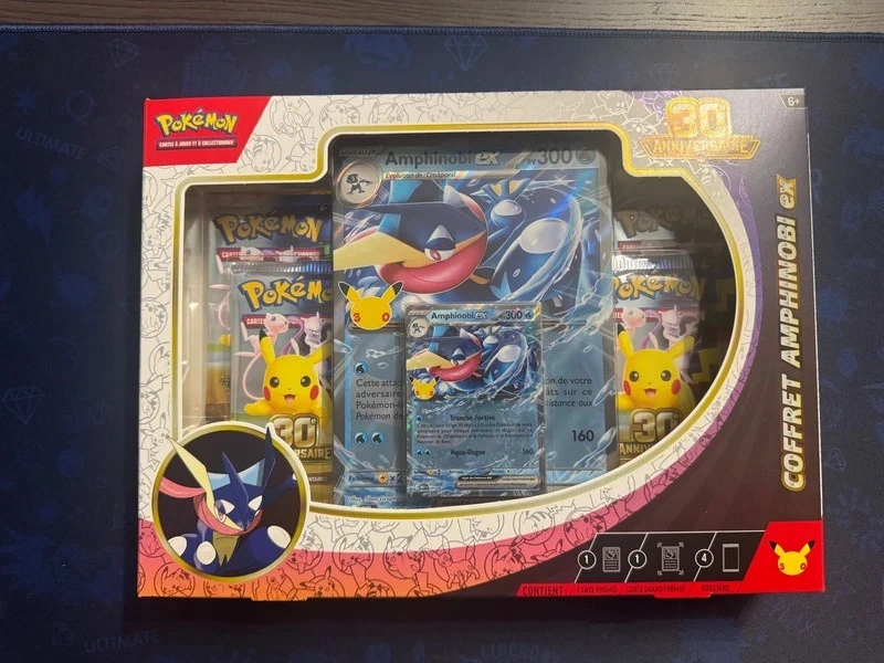 🎁 Coffret Amphinobi ex – Pokémon 30e Anniversaire – Reconditionné