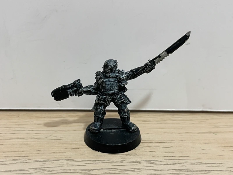 Warhammer 40K / 40000 - Figurine Sergent Stormtrooper Inquisitorial Garde Impériale #Rare