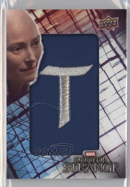 2016 Upper Deck Marvel Doctor Strange Lettermen Tilda Swinton #LPTS-8 Patch 1cg3