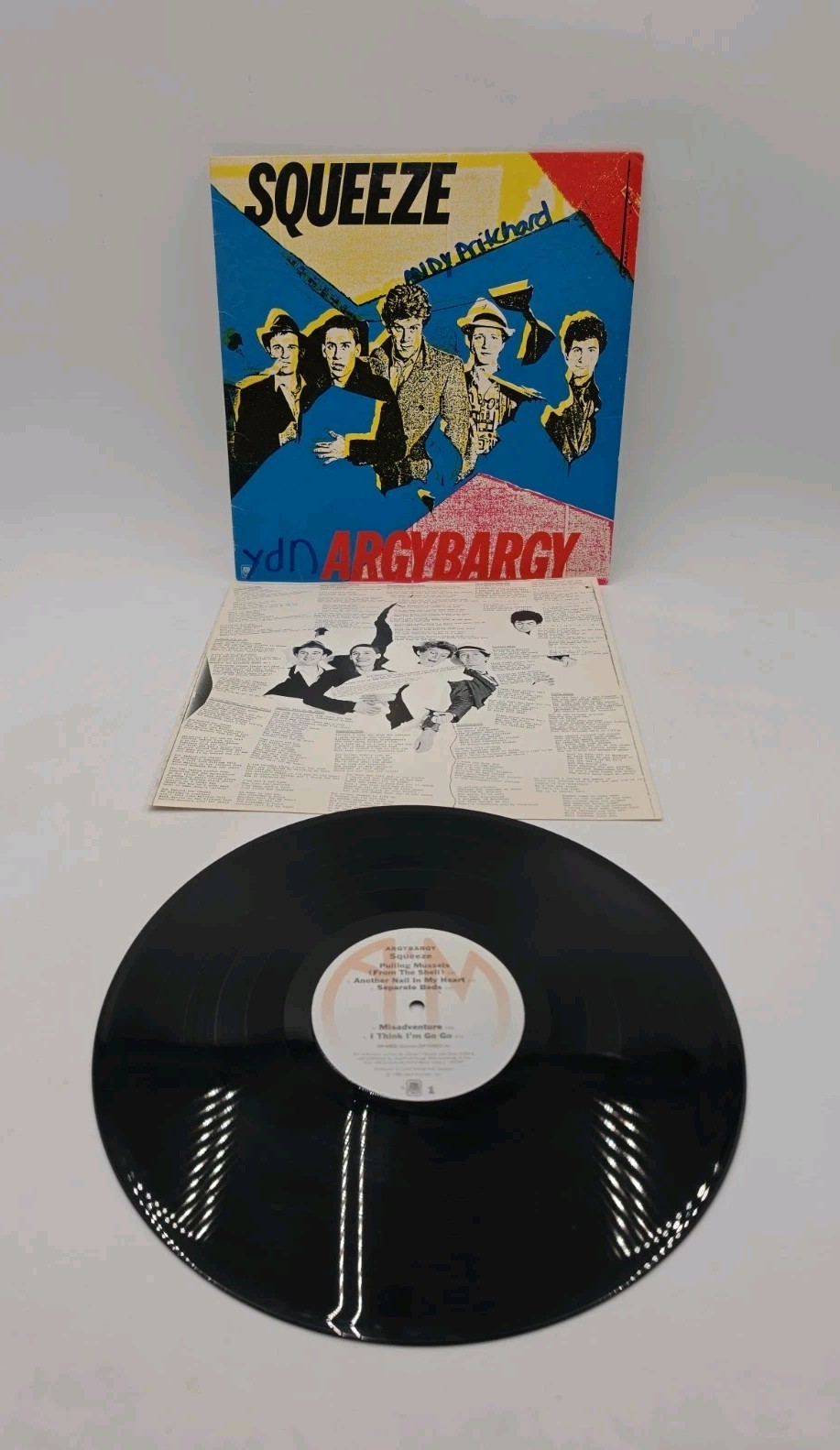 Squeeze Argybargy Vinyl LP 1980 Original A&M SP-4802 New Wave VG+ Disc / WOC