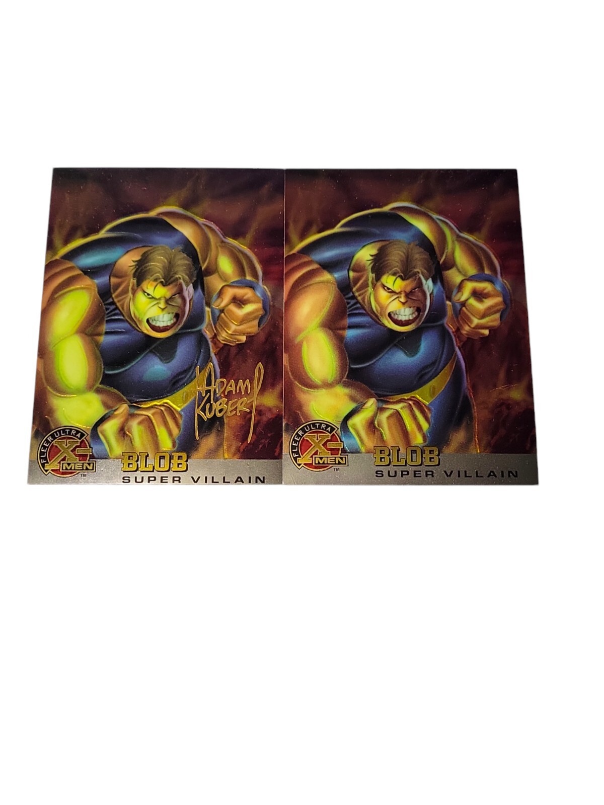 Fleer Ultra X-Men Chromium Blob #61 e firma oro 1995