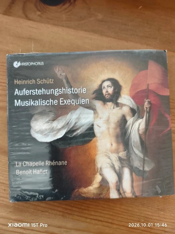 CD Heinrich Schütz - Auferstehungshistorie 2018 classique baroque sacre neuf