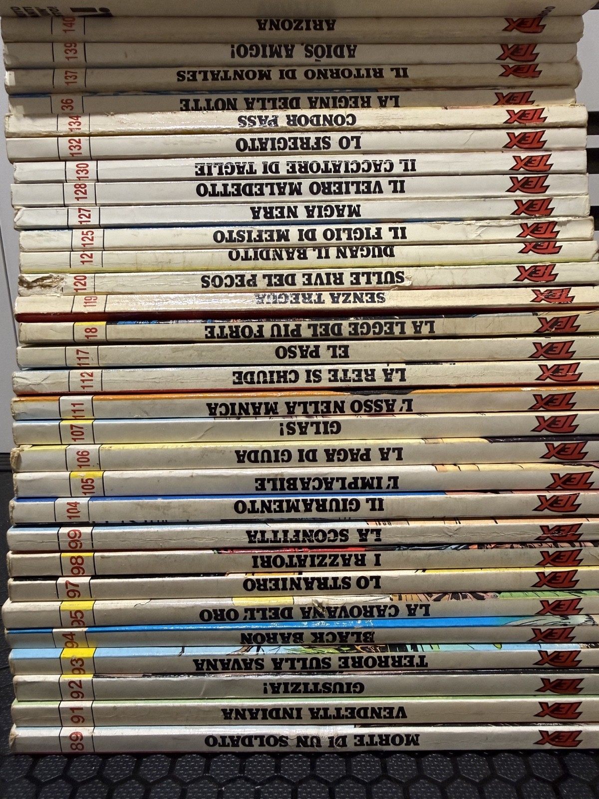 Lotto 30 TEX Bonelli – Tex Gigante – Numeri 88-140 – Fumetti d’epoca