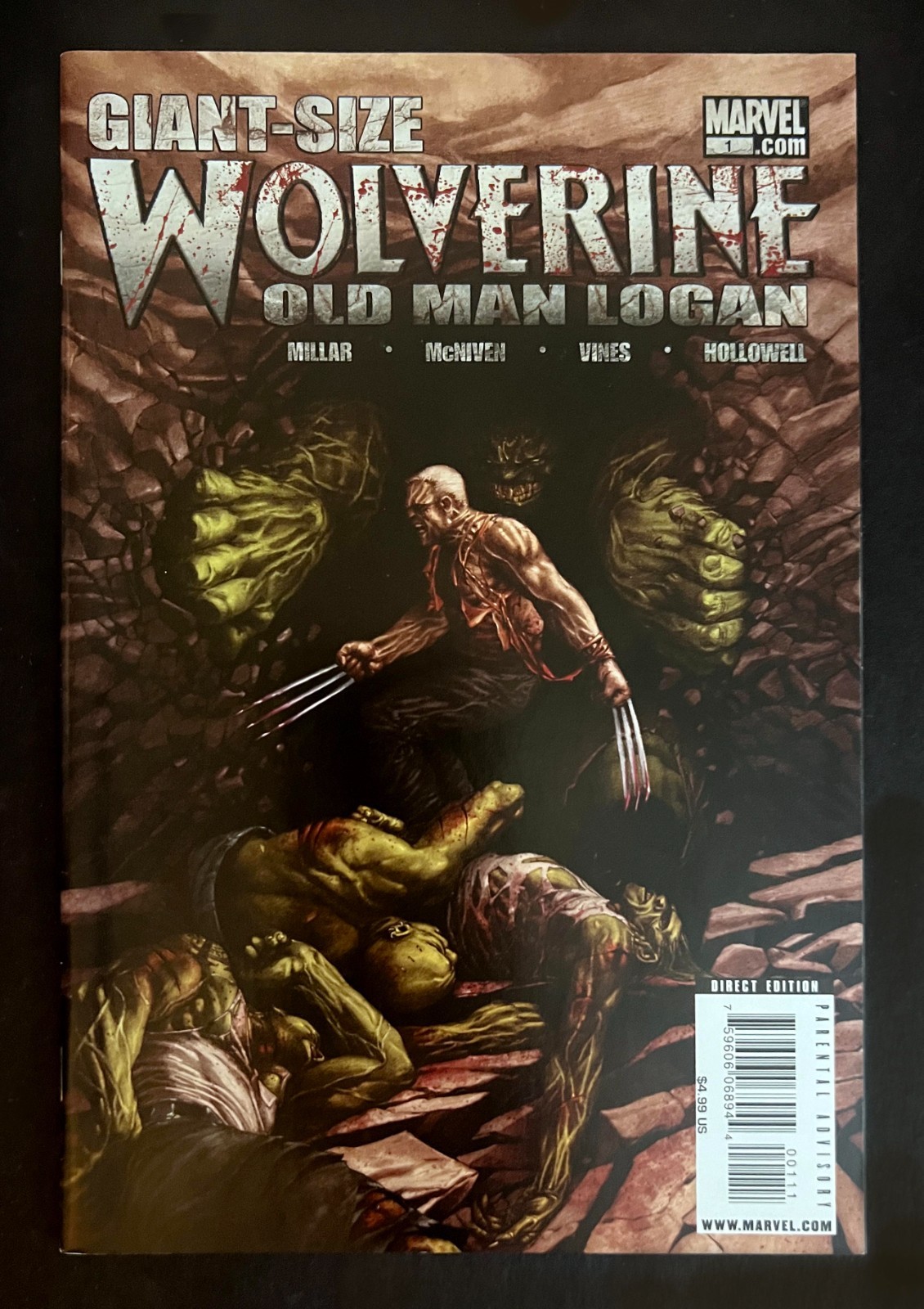GIANT SIZE WOLVERINE: OLD MAN LOGAN #1 Hi-Grade Conclusion Vs. HULK Marvel 2009
