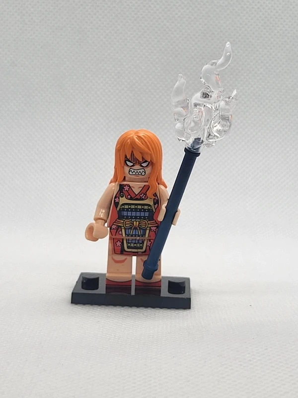 Personnage type Lego – Nami (Lego-style Character – one Piece – Nami) 3