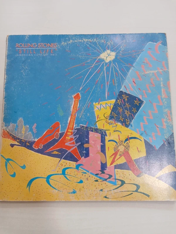 Vinile Rolling Stones copertina e vinile con segni del tempo