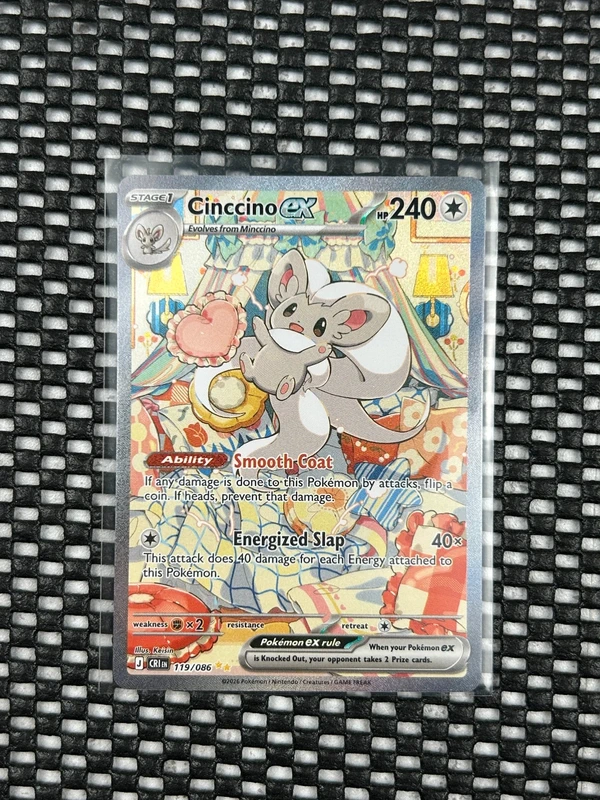 Cinccino ex 119/086 Chaos Rising SIR – Carte Pokémon NM