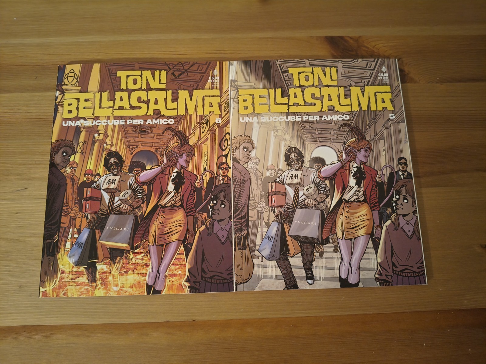 TONI BELLASALMA 5 UNA SUCCUBE PER AMICO REGULAR+VARIANT BUGS COMICS