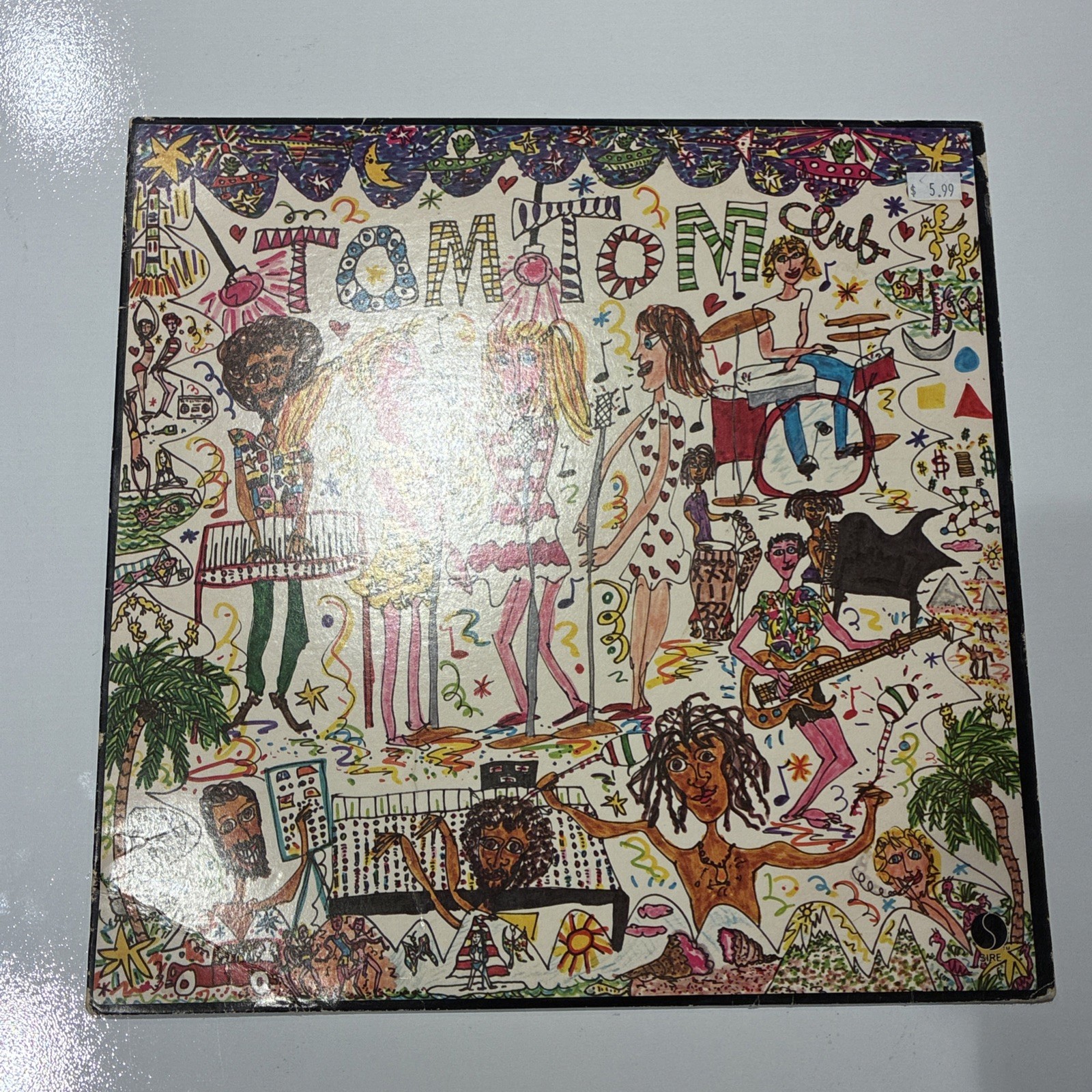 Tom Tom Club Self Titled Vinyl LP ‘81 Sire SRK 3628 Genius Of Love Talking Heads