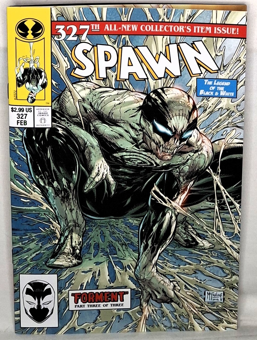 SPAWN #327 | Copertina variante omaggio Todd McFarlane Spider-Man 1 | Image Comics