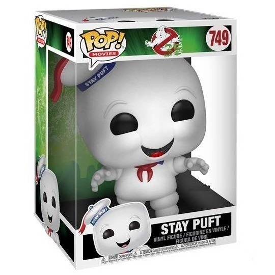 Funko Pop Ghostbusters Stay Puft Marshmallow Man 749 10" Jumbo Exclusive New NIB