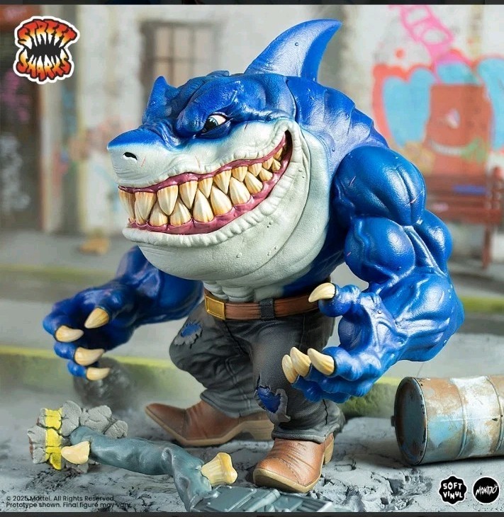 MONDO Street Sharks Ripster Soft Vinyl  Figure - SEALED