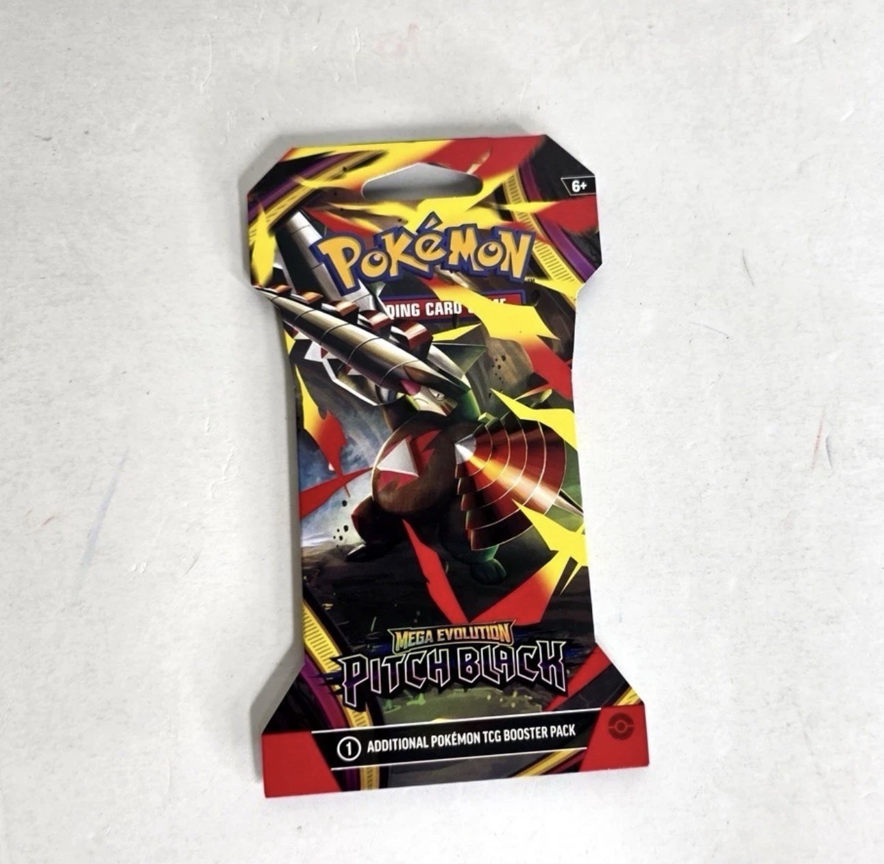 Pokémon Pitch Black Sleeved Booster Pack Mega Excadrill Pokemon - NUOVO SIGILLATO
