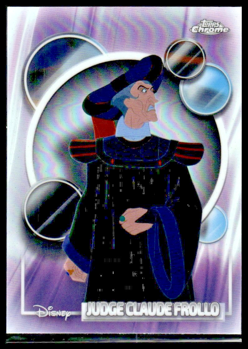 2026 Topps Chrome Disney Judge Claude Frollo rifrattore #32