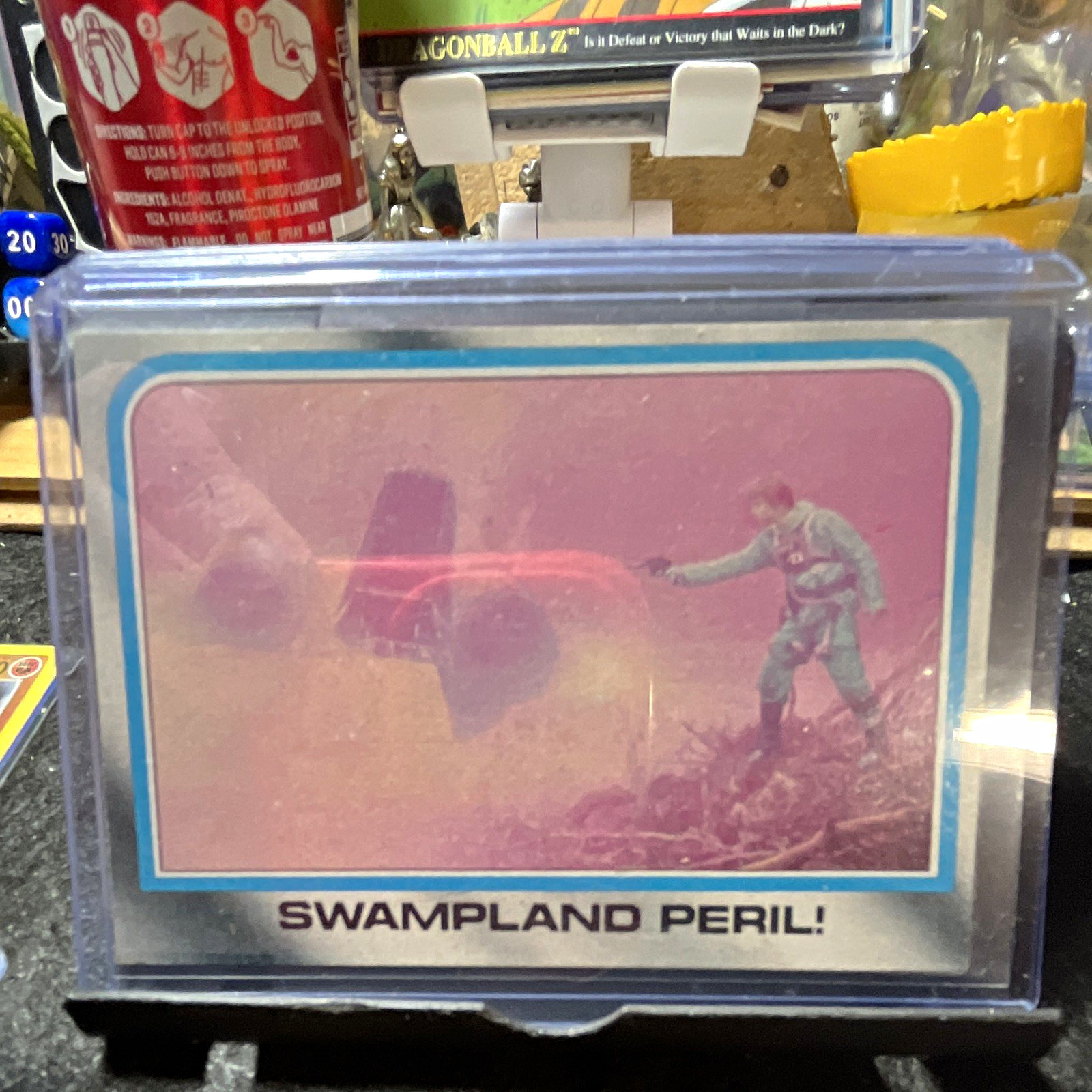 Topps Star Wars Star Quiz Trading Card #240 "Pericolo Swampland!"