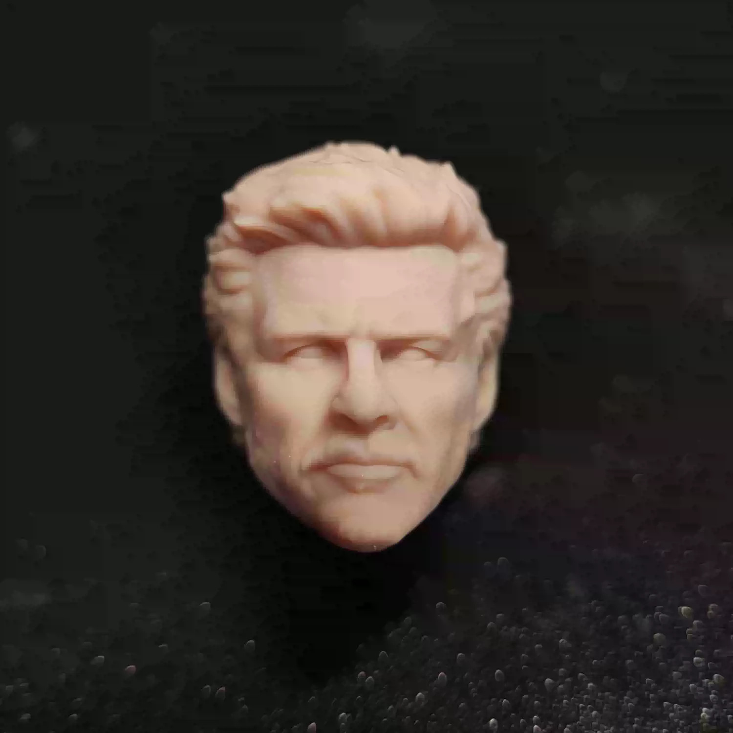 H1435 Unpainted Head Sculpt Pedro Pascal Joel 1/18 1/12 1/10 for 3.75" 6" 7"