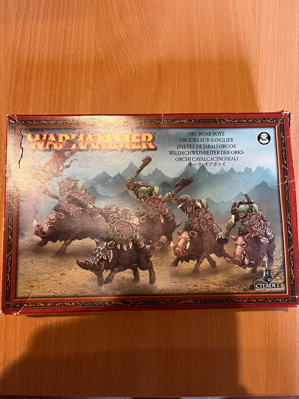 Orques sur sanglier - Warhammer