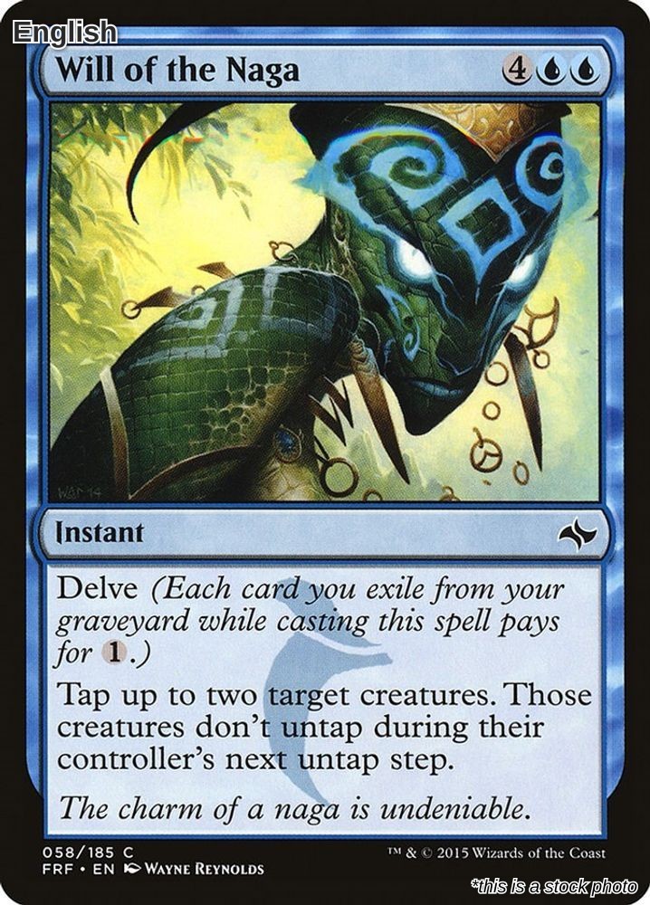 Magic Will of the Naga 58 Common Fate Reforged NM