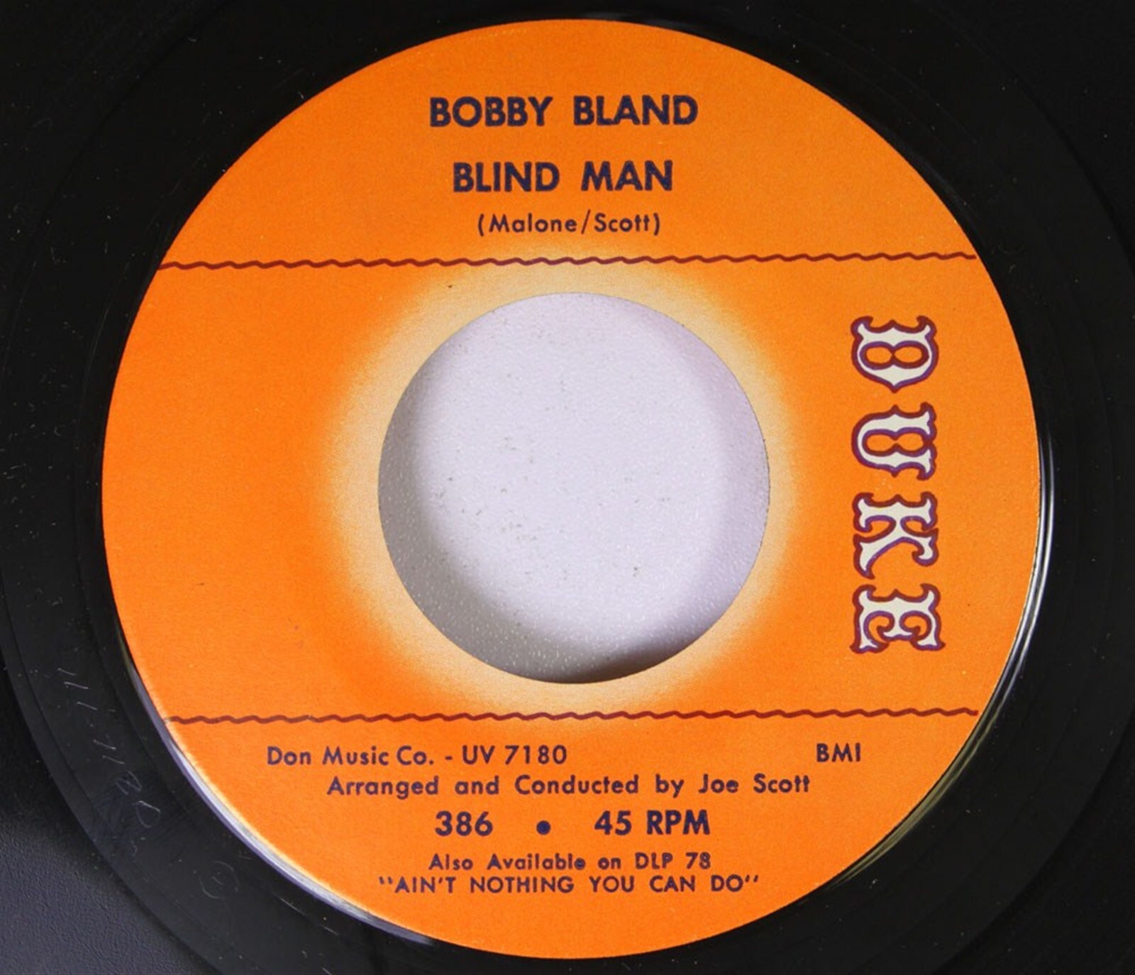 Northern Deep Soul 45 Bobby Bland - Blind Man / Black Night Su Duke