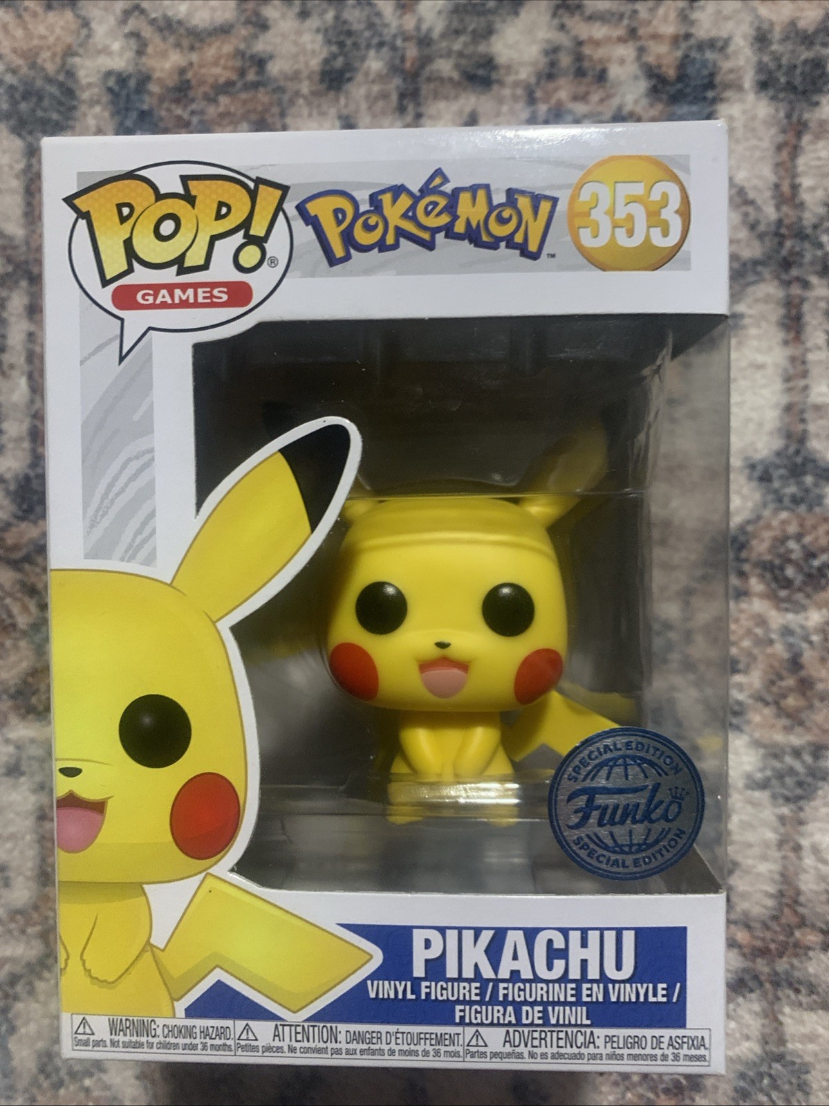 Funko Pop! Giochi Pokémon Pikachu #353 Edizione Speciale Figura in Vinile Mini