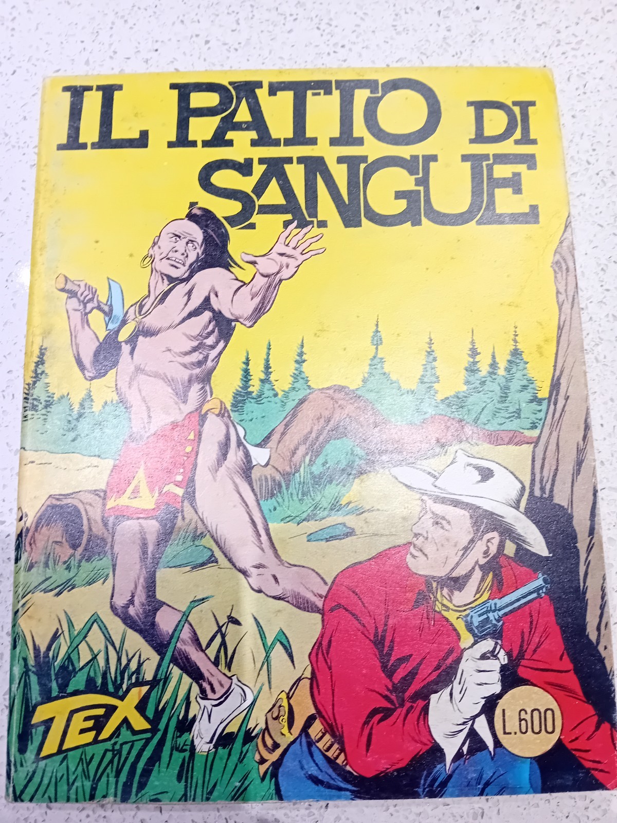 Tex Gigante n. 7 Il patto di sangue 1984 Edizioni Araldo Bonelli Galleppini